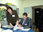 Прием избирательной документации от участковых избирательных комиссий